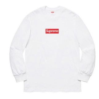 シュプリーム(Supreme)のsupreme box logo fw20 L/S white Large(Tシャツ/カットソー(七分/長袖))