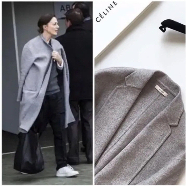 セリーヌ celine エッグクロンビーコート カシミア