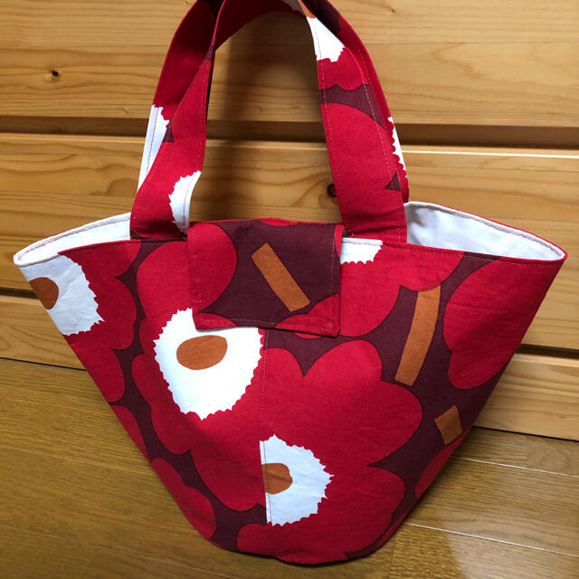 marimekko(マリメッコ)のマリメッコの生地でハンドメイドバッグ ハンドメイドのファッション小物(バッグ)の商品写真