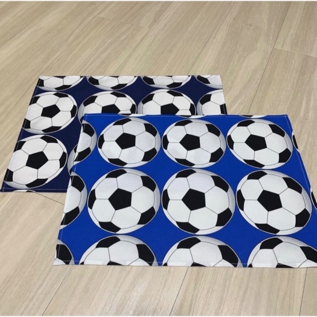 通園通学グッズ☆大きなサッカーボール☆サイズオーダーOK ハンドメイドのキッズ/ベビー(外出用品)の商品写真