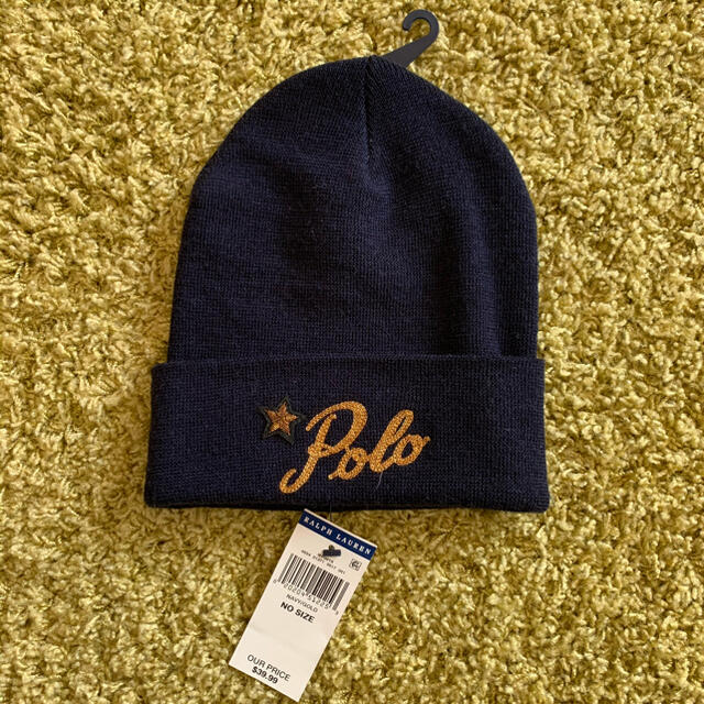 POLO RALPH LAUREN(ポロラルフローレン)のPOLO ニット帽 レディースの帽子(ニット帽/ビーニー)の商品写真