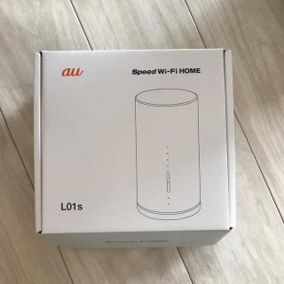 エーユー(au)の　Speed wi-fi home L01s(PC周辺機器)