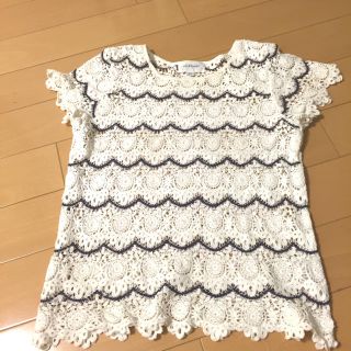 ジルバイジルスチュアート(JILL by JILLSTUART)のJILLbyJILL総レーストップス(Tシャツ(半袖/袖なし))