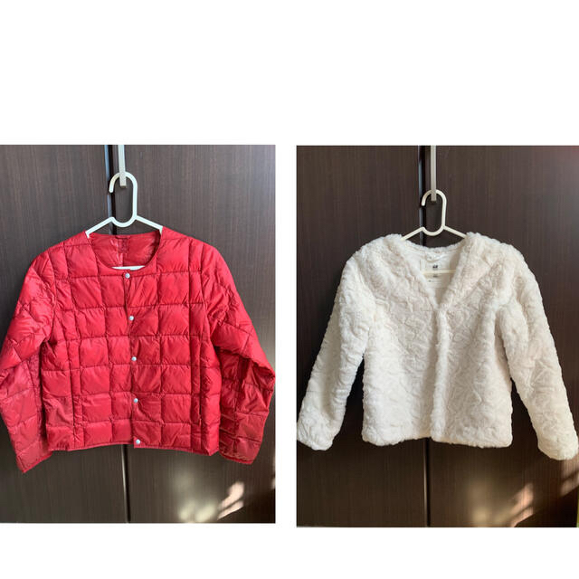 H&M(エイチアンドエム)のH&Mアウターインナーダウン キッズ/ベビー/マタニティのキッズ服女の子用(90cm~)(ジャケット/上着)の商品写真