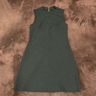 トップショップ(TOPSHOP)のTOPSHOP トップショップ ノースリーブワンピース ひざ丈 黒(ひざ丈ワンピース)