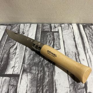 オピネル(OPINEL)のオピネル　ステンレス9  折りたたみナイフ　新品(調理器具)