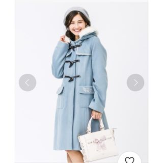 アクシーズファム(axes femme)のaxesfemme♡トグル釦付きダッフルコート(グリーン-Ｍ) (ダッフルコート)