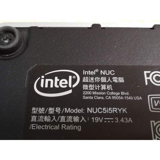 Intel NUC Core i5 NUC5I5RYK BOXNUC5I5RYK スマホ/家電/カメラのPC/タブレット(デスクトップ型PC)の商品写真