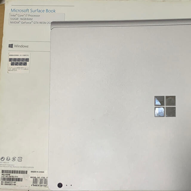 Surface Book パフォーマンス ベース搭載モデル ジャック品