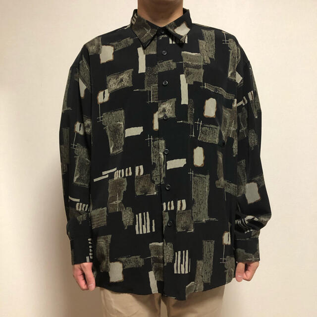 シャツ【一点物,試着のみ】都内 屋購入,80s Design shirt