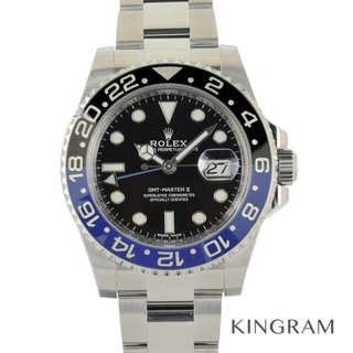 ロレックス(ROLEX)のロレックス GMTマスター2 青×黒ベゼル  メンズ腕時計(腕時計(アナログ))