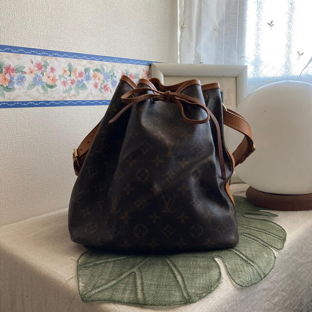 LOUIS VUITTON プチノエ 巾着 ショルダーバッグ モノグラム