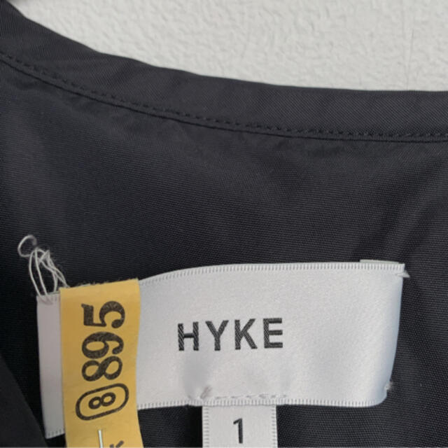 HYKE(ハイク)のHYKE(Women)/ハイク ボアロングコート 黒 レディースのジャケット/アウター(ロングコート)の商品写真