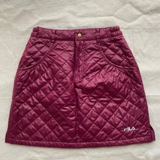 フィラ(FILA)の【FILA】キルティングスカート♡テニス　ゴルフ　試着のみの極美品(ミニスカート)