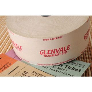 【味紙】◆海外 イギリス ヴィンテージ バス ロールチケット GLENVALE◆(印刷物)