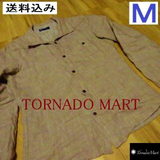 トルネードマート(TORNADO MART)の麻シャツ長袖Ｍ トルネードマートゼロ Ｂ～８９ｃｍ 日本製tornadomart(シャツ)