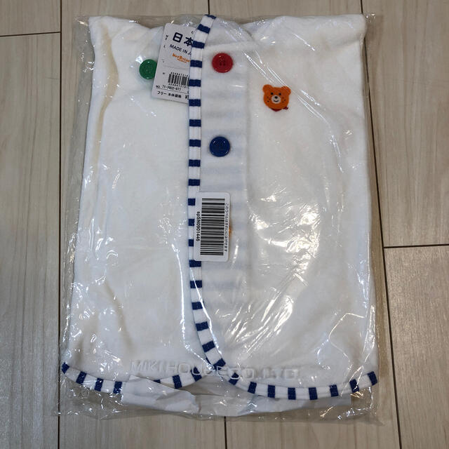 mikihouse(ミキハウス)の⭐︎未使用⭐︎MIKI HOUSE ポンチョ キッズ/ベビー/マタニティのベビー服(~85cm)(バスローブ)の商品写真