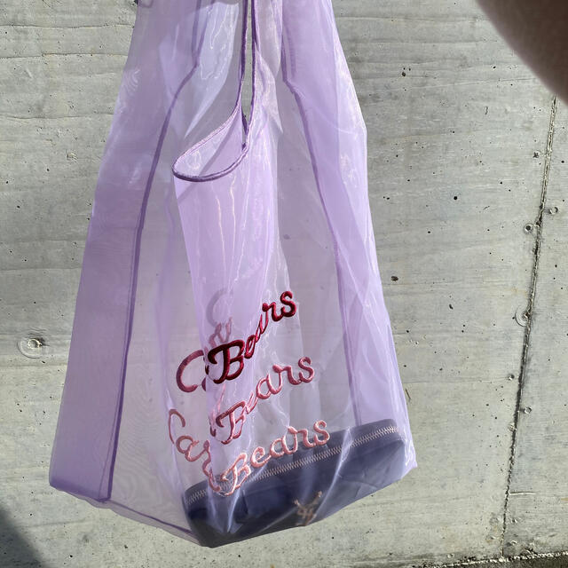 ラベンダーカラーのエコバッグ レディースのバッグ(エコバッグ)の商品写真