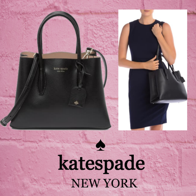 レディース★SALE☆【kate spade】ロゴ入 シンプル　レザー トートバック