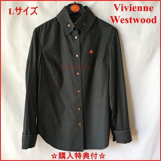 ヴィヴィアンウエストウッド(Vivienne Westwood)の【赤タグ】男性OK！ストレッチボタンダウンシャツ(シャツ/ブラウス(長袖/七分))