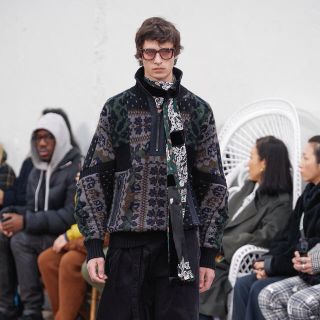 サカイ(sacai)のsacai 19aw ハーフジップニット(ニット/セーター)