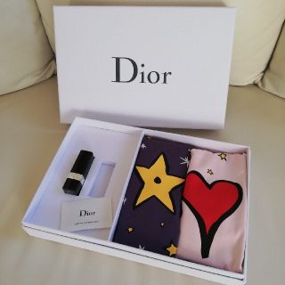 ディオール(Dior)のDiorノベルティー・口紅&巾着袋(ノベルティグッズ)