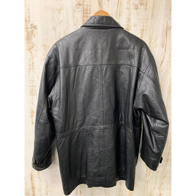 GIANNI VALENTINO ジャンニバレンチノ レザー コート ラムレザー