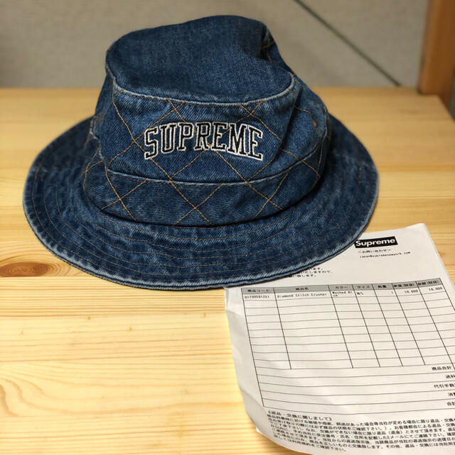 Supreme Diamond Stitch CrusherMLサイズ詳細