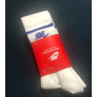 ナイキ(NIKE)のNIKE エッセンシャルクルーソックスブルー3点セット✨新品未使用(ソックス)