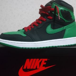 ナイキ(NIKE)のAIR JORDAN1 retro high OG pine green(スニーカー)