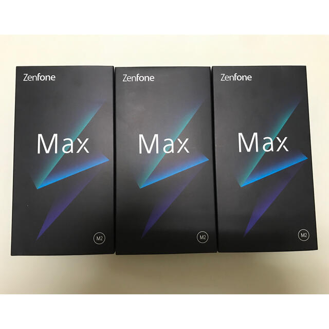 新作人気モデル 【送料無料、新品未開封】3台ZenFone Max（M2） スマートフォン本体