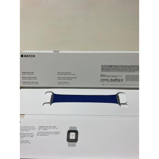 アップルウォッチ(Apple Watch)の【試着のみ】apple watch 44mm ブレイデッドソロループ　サイズ5(その他)