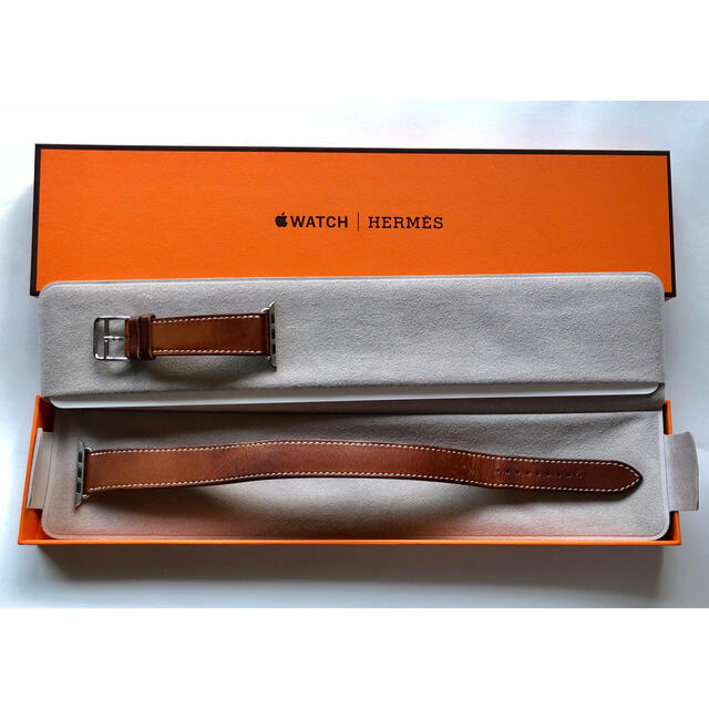 Apple Watch(アップルウォッチ)のApple Watch HERMES ドゥブルトゥール レザーストラップ レディースのファッション小物(腕時計)の商品写真