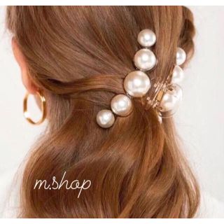 ザラ(ZARA)の【大人気】パール　ヘアクリップ　ヘアアクセサリー　✿ インポート　✿(バレッタ/ヘアクリップ)