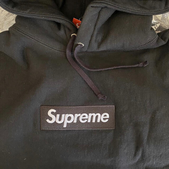 好評にて期間延長】 Supreme - 新品 黒S Sweatshirt Hooded Logo Box