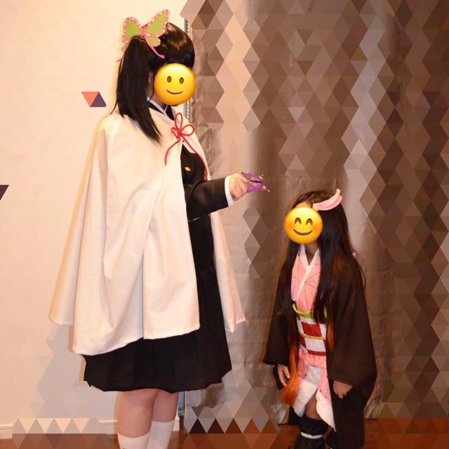 Kara様専用 鬼滅の刃　カナヲコスプレ衣装　妊婦さん用 エンタメ/ホビーのコスプレ(衣装一式)の商品写真