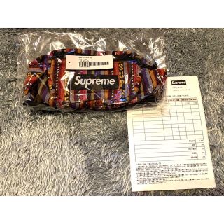 シュプリーム(Supreme)のWoven stripe waist bag(ショルダーバッグ)