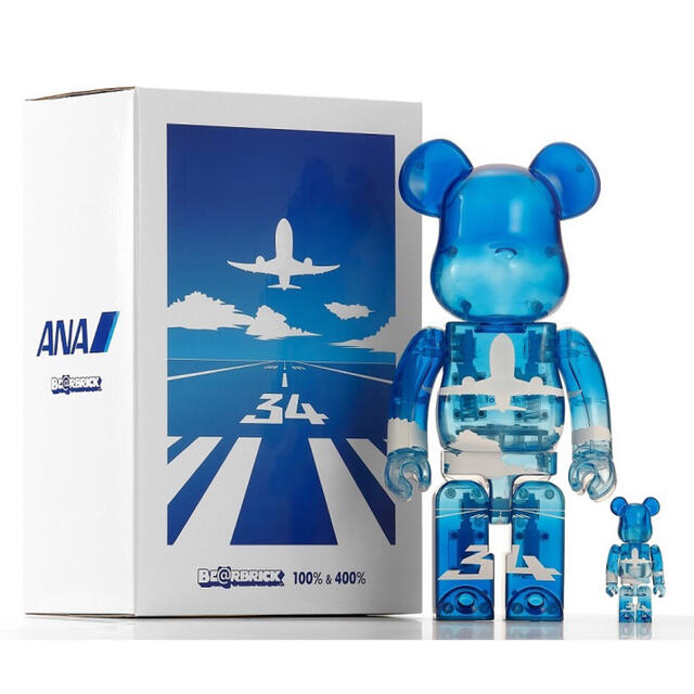 BE@RBRICK for ANA ANAブルースカイ 100％ & 400％