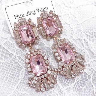 クリスタルドロップ♡ピアス♡アクセサリー♡韓国ファッション♡A32 GP (ピアス)