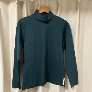 デミルクスビームス(Demi-Luxe BEAMS)のポチの1さま専用　緑　ハイネック　カットソー　BEAMS(カットソー(長袖/七分))