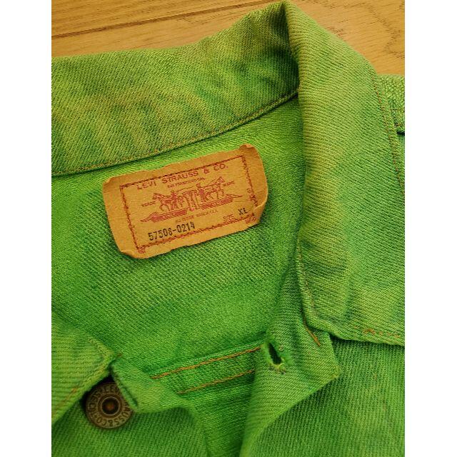 Levi's(リーバイス)の90s Levi's Green Denim Set Up  メンズのジャケット/アウター(Gジャン/デニムジャケット)の商品写真