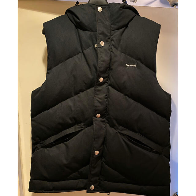 Supreme 12AW Hooded Down Vest Sサイズ