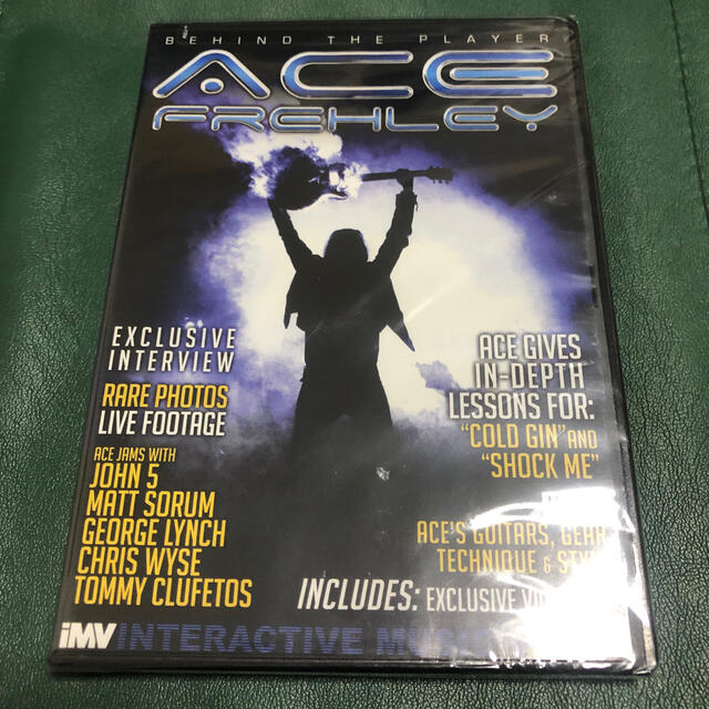 未開封品Behind the Player: Ace Frehley輸入盤DVD