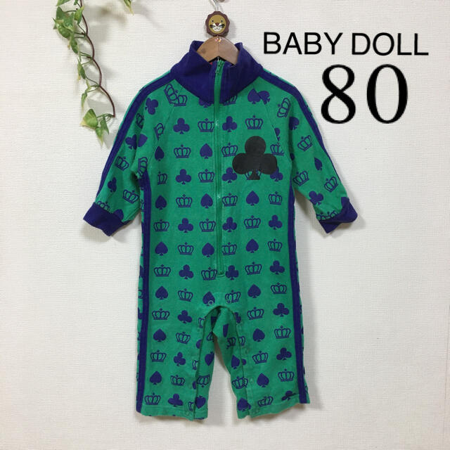 BABYDOLL(ベビードール)のBABY DOLL ベビードール  ロンパース  80 キッズ/ベビー/マタニティのベビー服(~85cm)(ロンパース)の商品写真