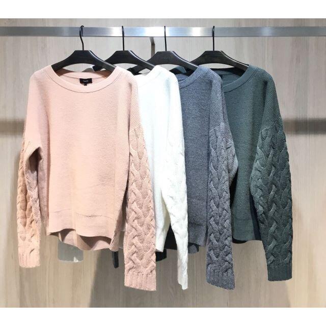 theory 専用です 未使用 セオリー 18AW 袖ボリュームニットの通販 by shell BEATRICE ベアトリス 薄手ニット アンゴラ混 ゆるダボ