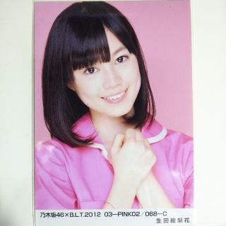 ノギザカフォーティーシックス(乃木坂46)の乃木坂46 生写真生田絵梨花B.L.T.2012 03-PINK02(アイドルグッズ)