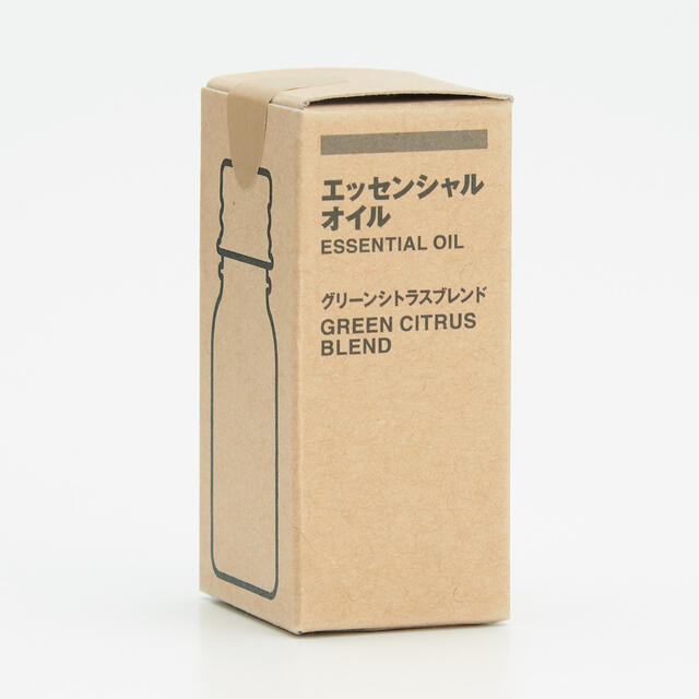 MUJI (無印良品)(ムジルシリョウヒン)の無印良品 ♢ エッセンシャルオイル ♢ グリーンシトラス コスメ/美容のリラクゼーション(アロマオイル)の商品写真