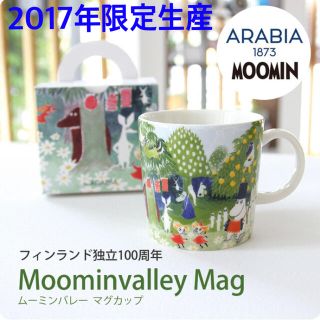 アラビア(ARABIA)の未開封 廃盤 2017年限定 アラビア ムーミン マグ ムーミンバレー(食器)