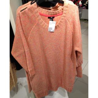 ベルシュカ(Bershka)のH&M  ニットワンピース　ニット　エイチアンドエム(カーディガン)