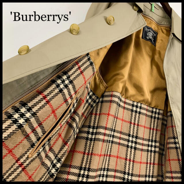 当社の チェックライナー ステンカラーコート バーバリー Burberry